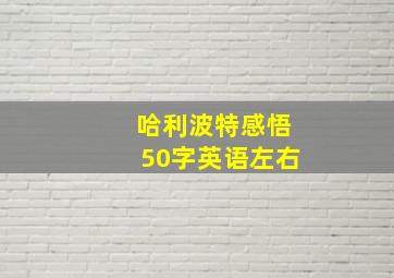 哈利波特感悟50字英语左右