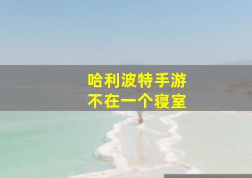 哈利波特手游不在一个寝室