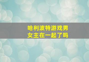 哈利波特游戏男女主在一起了吗