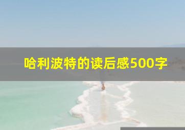 哈利波特的读后感500字