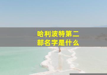 哈利波特第二部名字是什么