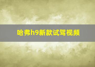 哈弗h9新款试驾视频