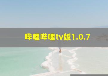 哔哩哔哩tv版1.0.7