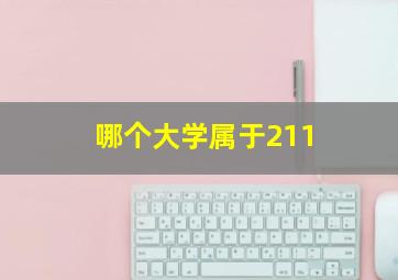 哪个大学属于211