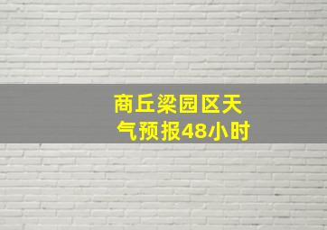 商丘梁园区天气预报48小时