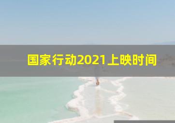 国家行动2021上映时间