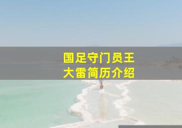 国足守门员王大雷简历介绍