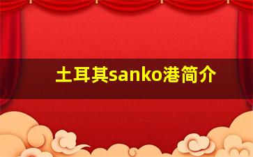 土耳其sanko港简介