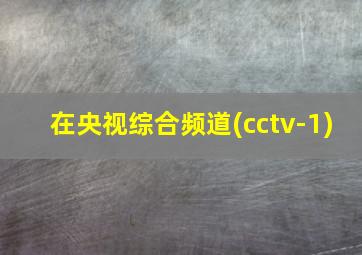 在央视综合频道(cctv-1)