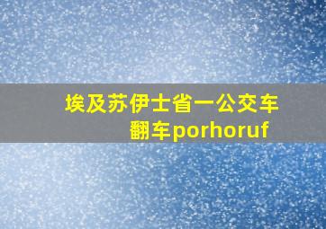 埃及苏伊士省一公交车翻车porhoruf