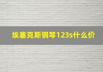 埃塞克斯钢琴123s什么价