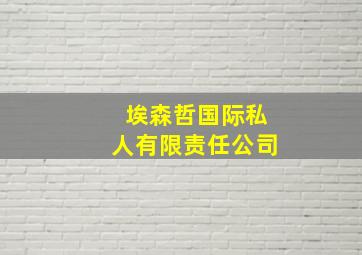 埃森哲国际私人有限责任公司