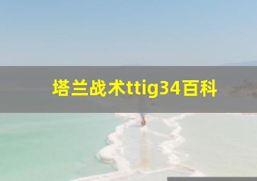 塔兰战术ttig34百科