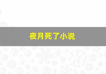 夜月死了小说