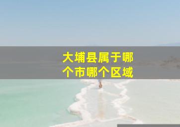 大埔县属于哪个市哪个区域