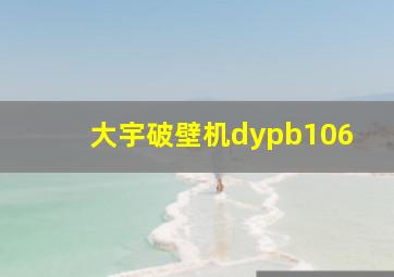 大宇破壁机dypb106