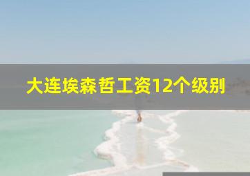 大连埃森哲工资12个级别