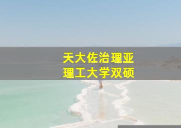 天大佐治理亚理工大学双硕