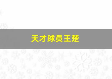 天才球员王楚