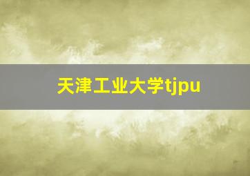 天津工业大学tjpu