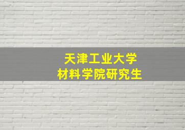 天津工业大学材料学院研究生