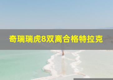 奇瑞瑞虎8双离合格特拉克