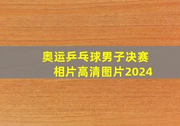 奥运乒乓球男子决赛相片高清图片2024