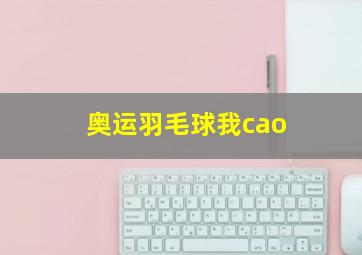 奥运羽毛球我cao