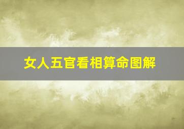 女人五官看相算命图解