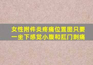 女性附件炎疼痛位置图只要一坐下感觉小腹和肛门刺痛