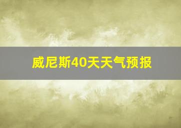 威尼斯40天天气预报