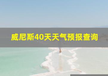 威尼斯40天天气预报查询