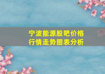 宁波能源股吧价格行情走势图表分析