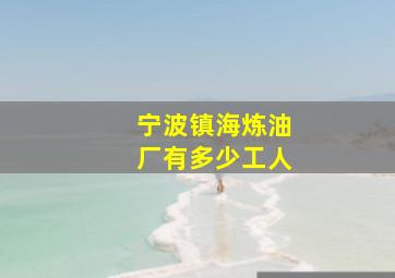 宁波镇海炼油厂有多少工人