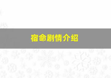 宿命剧情介绍