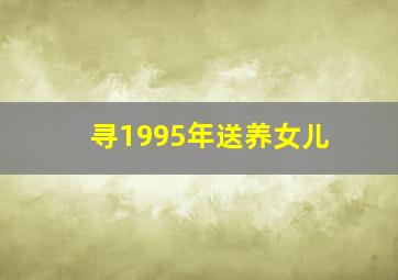 寻1995年送养女儿