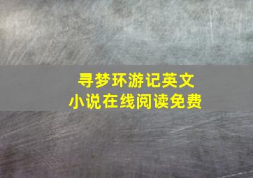 寻梦环游记英文小说在线阅读免费