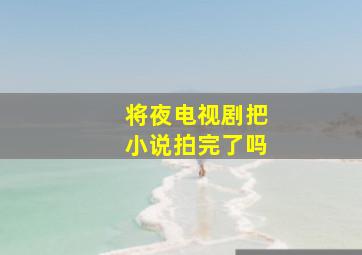 将夜电视剧把小说拍完了吗