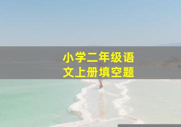 小学二年级语文上册填空题