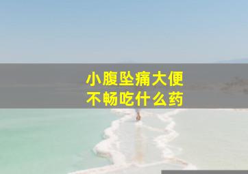 小腹坠痛大便不畅吃什么药