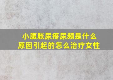 小腹胀尿疼尿频是什么原因引起的怎么治疗女性