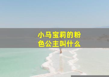 小马宝莉的粉色公主叫什么