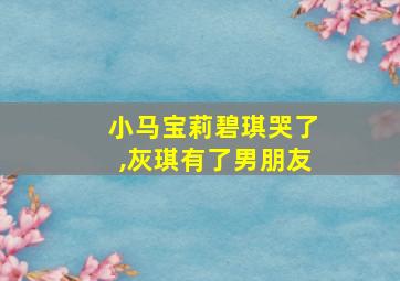 小马宝莉碧琪哭了,灰琪有了男朋友