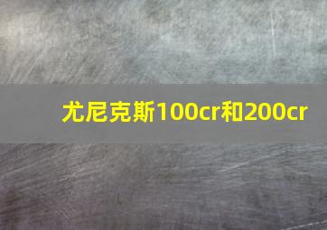 尤尼克斯100cr和200cr