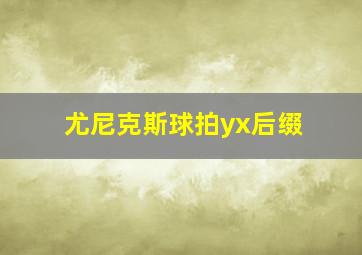 尤尼克斯球拍yx后缀