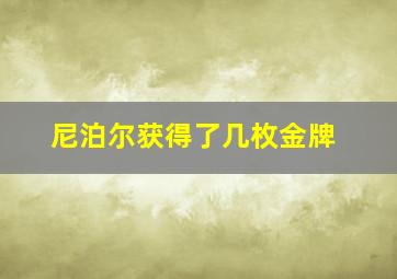 尼泊尔获得了几枚金牌