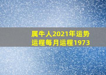 属牛人2021年运势运程每月运程1973