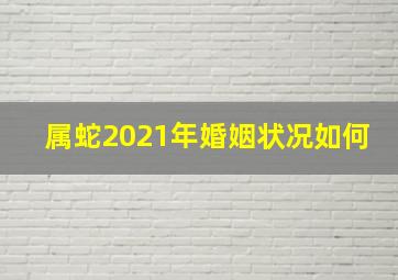 属蛇2021年婚姻状况如何