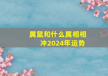 属鼠和什么属相相冲2024年运势