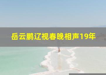 岳云鹏辽视春晚相声19年